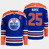 Darnell Nurse 25 Edmonton Oilers Blue Jersey 2022-23 Primegreen Home - Robokeg
