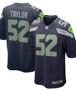 Darrell Taylor Seattle Seahawks Game Jersey - College Navy Nfl - Robokeg