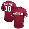 Darren Daulton Philadelphia Phillies Mitchell & Ness Cooperstown Collection Mesh Batting Practice Jersey - Burgundy Mlb - Robokeg