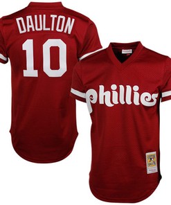 Darren Daulton Philadelphia Phillies Mitchell & Ness Cooperstown Mesh Batting Practice Jersey - Red Mlb - Robokeg