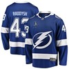 Darren Raddysh 43 Tampa Bay Lightning Stanley Cup 2023 Playoffs Patch Home Breakaway Men Jersey - Blue - Robokeg