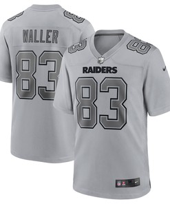 Darren Waller Las Vegas Raiders Atmosphere Fashion Game Jersey - Gray Nfl - Robokeg