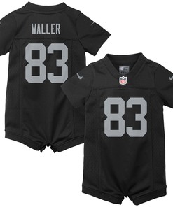 Darren Waller Las Vegas Raiders Newborn & Infant Game Romper Jersey - Black Nfl - Robokeg