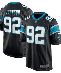 Darryl Johnson Carolina Panthers Game Jersey - Black Nfl - Robokeg
