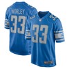 Daryl Worley Detroit Lions Game Jersey - Blue Nfl - Robokeg
