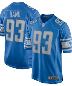 Dashawn Hand Detroit Lions Game Jersey - Blue Nfl - Robokeg