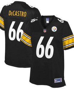 David Decastro Pittsburgh Steelers Nfl Pro Line Womens Player Jersey - Black - Robokeg
