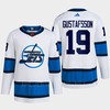 David Gustafsson 19 Reverse Retro 2.0 2022 Winnipeg Jets White Jersey Primegreen - Robokeg