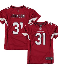 David Johnson Arizona Cardinals Girls Game Jersey - Cardinal Nfl - Robokeg