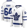David Kampf 64 Toronto Maple Leafs Stanley Cup 2023 Playoffs Patch Away Breakaway Men Jersey - White - Robokeg
