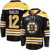 David Krejci 12 Boston Bruins Stanley Cup 2023 Playoffs Patch Home Breakaway Men Jersey - Black - Robokeg