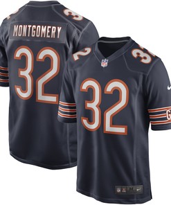 David Montgomery Chicago Bears Game Jersey - Navy Nfl - Robokeg