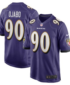 David Ojabo Baltimore Ravens 2022 Nfl Draft Pick Player Game Jersey - Purple - Robokeg
