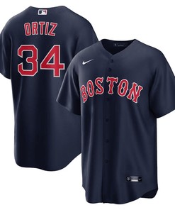 David Ortiz 34 Boston Red Sox Alternate Men Jersey - Navy - Robokeg