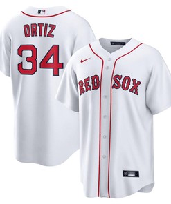 David Ortiz 34 Boston Red Sox Home Men Jersey - White - Robokeg