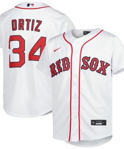 David Ortiz Boston Red Sox 2022 Hall Of Fame Team Replica Player Jersey - White Mlb - Robokeg