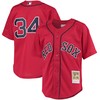 David Ortiz Boston Red Sox Mitchell & Ness Cooperstown Collection Batting Practice Jersey - Red Mlb Ver 1 - Robokeg