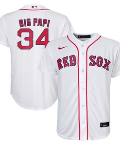 David Ortiz Boston Red Sox Replica Player Jersey - White Mlb - Robokeg