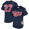 David Ortiz Minnesota Twins Mitchell & Ness 2002 Cooperstown Collection Mesh Batting Practice Jersey - Navy Mlb - Robokeg