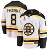 David Pastrnak 8 Boston Bruins Stanley Cup 2023 Playoffs Patch Away Breakaway Men Jersey - White - Robokeg
