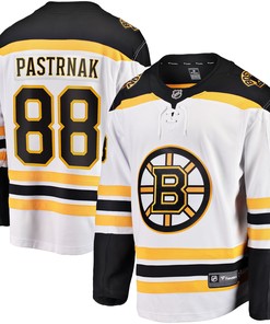 David Pastrnak Boston Bruins Fanatics Branded Away Premier Breakaway Player Jersey - White Nhl - Robokeg