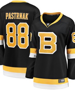 David Pastrnak Boston Bruins Fanatics Branded Womens Alternate Premier Breakaway Player Jersey - Black Nhl - Robokeg