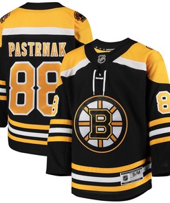 David Pastrnak Boston Bruins Home Premier Player Jersey - Black Nhl - Robokeg