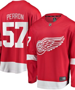 David Perron Detroit Red Wings Fanatics Branded Home Breakaway Player Jersey - Red Nhl - Robokeg