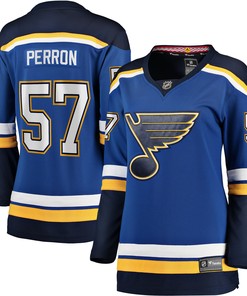 David Perron St. Louis Blues Fanatics Branded Womens Home Breakaway Player Jersey - Blue Nhl - Robokeg