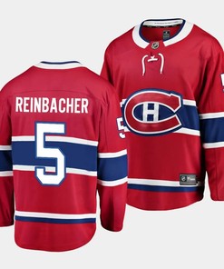 David Reinbacher #5 Montreal Canadiens 2023 NHL Draft Home Men Jersey - Red - Robokeg