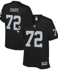 David Sharpe Las Vegas Raiders Nfl Pro Line Womens Team Player Jersey - Black - Robokeg