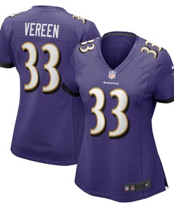 David Vereen Baltimore Ravens Womens Player Game Jersey - Purple Nfl - Robokeg