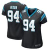 Daviyon Nixon Carolina Panthers Womens Game Jersey - Black Nfl - Robokeg