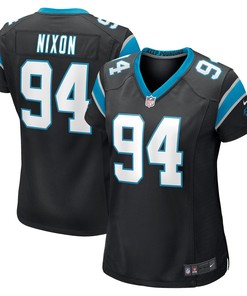 Daviyon Nixon Carolina Panthers Womens Game Jersey - Black Nfl - Robokeg