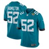 Davon Hamilton Jacksonville Jaguars Game Jersey - Teal Nfl - Robokeg