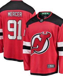 Dawson Mercer New Jersey Devils Fanatics Branded Home Breakaway Jersey - Red Nhl - Robokeg