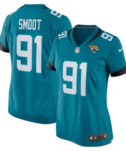 Dawuane Smoot Jacksonville Jaguars Womens Game Jersey - Teal Nfl - Robokeg
