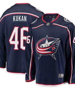 Dean Kukan Columbus Blue Jackets Fanatics Branded Breakaway Jersey - Navy Nhl - Robokeg