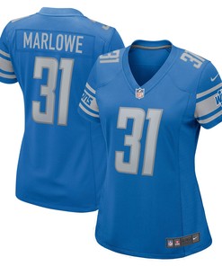 Dean Marlowe Detroit Lions Womens Game Jersey - Blue Nfl - Robokeg