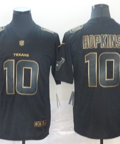 Deandre Hopkins #10 Houston Texans Nfl Explosion Legendary Gold Black Jersey - Robokeg
