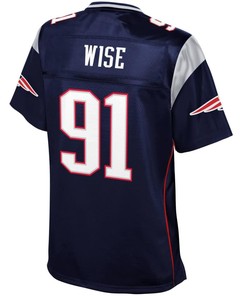 Deatrich Wise New England Patriots Nfl Pro Line Womens Player Jersey - Navy - Robokeg