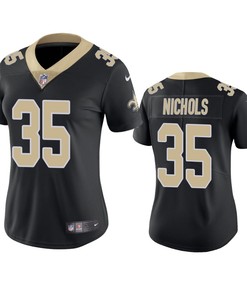 Deatrick Nichols New Orleans Saints Black Vapor Limited Jersey - Robokeg