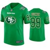 Deforest Buckner San Francisco 49ers #99 Jersey St. Patricks Day Kelly Green Lucky - Men - Robokeg