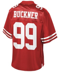 Deforest Buckner San Francisco 49ers Nfl Pro Line Team Player Jersey - Scarlet - Robokeg