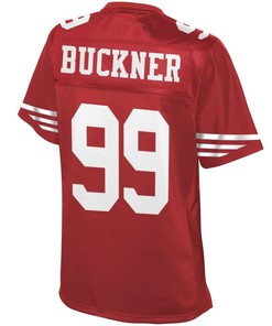 Deforest Buckner San Francisco 49ers Nfl Pro Line Womens Player Jersey - Scarlet - Robokeg