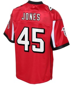 Deion Jones Atlanta Falcons Nfl Pro Line Youth Player Jersey - Red - Robokeg
