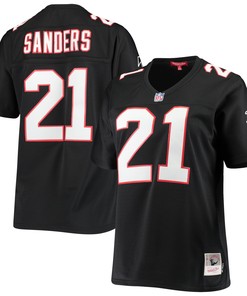 Deion Sanders Atlanta Falcons Mitchell & Ness Womens Legacy Replica Team Jersey - Black Nfl - Robokeg