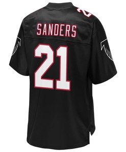 Deion Sanders Atlanta Falcons Nfl Pro Line Retired Player Jersey - Black - Robokeg