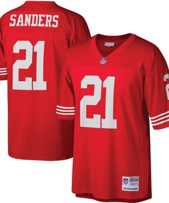 Deion Sanders San Francisco 49ers Mitchell & Ness Legacy Replica Jersey - Scarlet Nfl - Robokeg