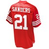 Deion Sanders San Francisco 49ers Nfl Pro Line Retired Player Jersey - Scarlet - Robokeg